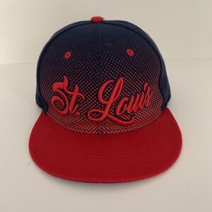 Vintage St. Louis Cardinals Malaki Kings Choice Red/Navy Blue Snapback Ball cap